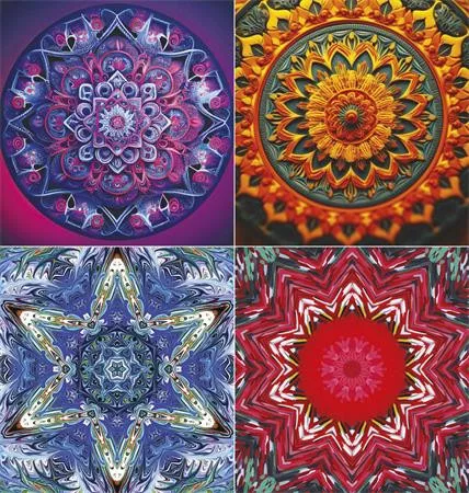 Naptár, fali, TOPTIMER "Mandala"