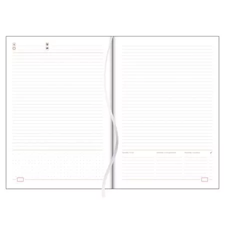 Tárgyalási napló, B5, DAYLINER, "Memphis", piros-szürke