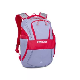   Notebook hátizsák, 15,6", 20L, RIVACASE "5225 Mercantour", szürke-piros