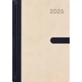   Naptár, tervező, A5, heti, DAYLINER "Winner", bézs