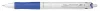 Golyóstoll, 0,32 mm, nyomógombos, PILOT "Acroball Pure White", kék