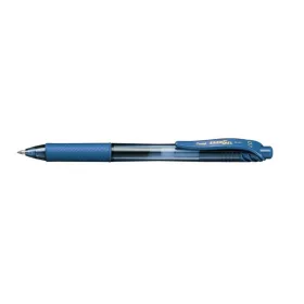   Zseléstoll, 0,35 mm, nyomógombos, PENTEL "EnerGelX BL107", kék