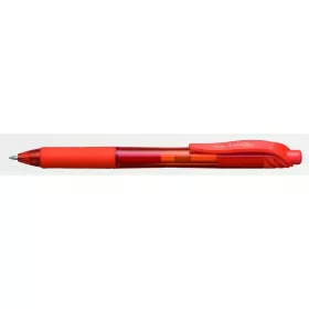   Zseléstoll, 0,35 mm, nyomógombos, PENTEL "EnerGelX BL107", narancs