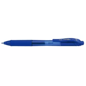   Zseléstoll, 0,35 mm, nyomógombos, PENTEL "EnerGelX BL107", sötétkék