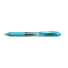   Zseléstoll, 0,35 mm, nyomógombos, PENTEL "EnerGelX BL107", türkiz