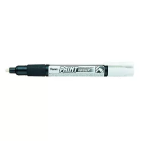 Lakkmarker, 2 mm, kúpos, PENTEL "MMP20", fehér