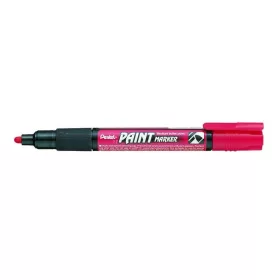 Lakkmarker, 2 mm, kúpos, PENTEL "MMP20", piros