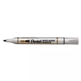 Táblamarker, 2 mm, kúpos hegy, PENTEL, fekete