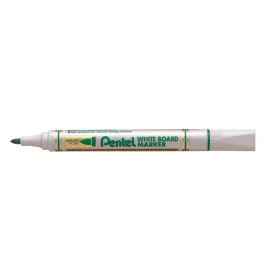 Táblamarker, 2 mm, kúpos hegy, PENTEL, zöld