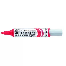   Táblamarker, 2,5 mm, kúpos, PENTEL "Maxiflo MWL5M", piros