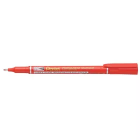Alkoholos marker, 0,5 mm, PENTEL "NF450", piros