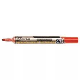   Alkoholos marker, 1,5 mm, kúpos, PENTEL "Maxiflo NFL50", piros