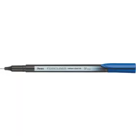 Tűfilc, 0,4 mm, PENTEL "Pointliner", sötétkék