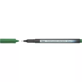 Tűfilc, 0,4 mm, PENTEL "Pointliner", fenyőzöld