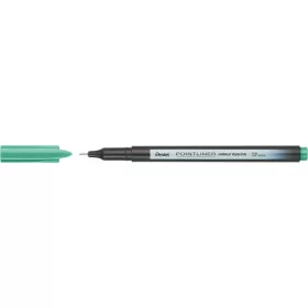 Tűfilc, 0,4 mm, PENTEL "Pointliner", tengerzöld