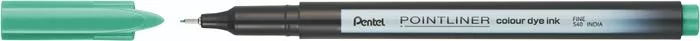 Tűfilc, 0,4 mm, PENTEL "Pointliner", tengerzöld