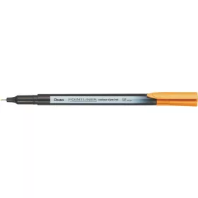   Tűfilc, 0,4 mm, PENTEL "Pointliner", sunset narancs