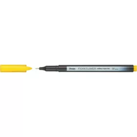 Tűfilc, 0,4 mm, PENTEL "Pointliner", citromsárga
