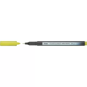 Tűfilc, 0,4 mm, PENTEL "Pointliner", limezöld