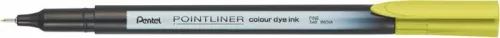 Tűfilc, 0,4 mm, PENTEL "Pointliner", limezöld