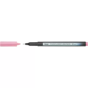   Tűfilc, 0,4 mm, PENTEL "Pointliner", babarózsaszín