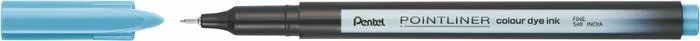 Tűfilc, 0,4 mm, PENTEL "Pointliner", tengerkék