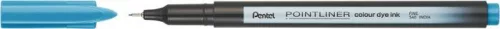 Tűfilc, 0,4 mm, PENTEL "Pointliner", türkizkék