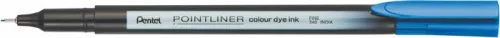 Tűfilc, 0,4 mm, PENTEL "Pointliner", jégkék