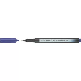 Tűfilc, 0,4 mm, PENTEL "Pointliner", sötétlila