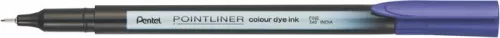 Tűfilc, 0,4 mm, PENTEL "Pointliner", sötétlila