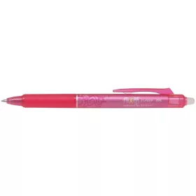   Rollertoll, 0,25 mm, törölhető, nyomógombos, PILOT "Frixion Clicker", rózsaszín
