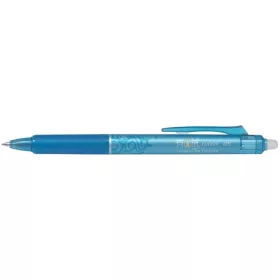   Rollertoll, 0,25 mm, törölhető, nyomógombos, PILOT "Frixion Clicker", világoskék