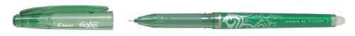 Rollertoll, 0,25 mm, tűhegyű, törölhető, kupakos, PILOT "Frixion Point", zöld