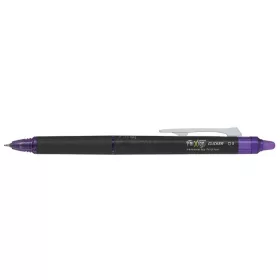   Rollertoll, 0,25 mm, tűhegyű, nyomógombos, törölhető, PILOT "Frixion Point Clicker ", lila