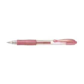   Zseléstoll, 0,32 mm, nyomógombos, PILOT "G-2 Metallic", rózsaszín