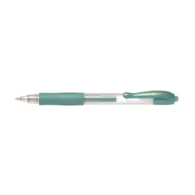   Zseléstoll, 0,32 mm, nyomógombos, PILOT "G-2 Metallic", zöld