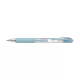   Zseléstoll, 0,32 mm, nyomógombos, PILOT "G-2 Pastel", világoskék