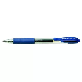   Zseléstoll, 0,25 mm, nyomógombos, PILOT "G-2", kék