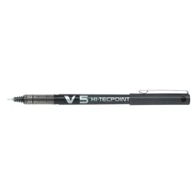   Rollertoll, 0,3 mm, tűhegyű, kupakos, PILOT "Hi-Tecpoint V5", fekete