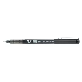   Rollertoll, 0,3 mm, tűhegyű, kupakos, PILOT "Hi-Tecpoint V5", fekete