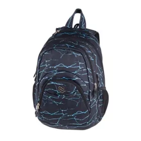   Hátizsák, 2in1, notebook tartóval és audió csatlakozóval, PULSE "Teens Blue Lava"