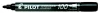 Alkoholos marker, 1 mm, kúpos, PILOT "Permanent Marker 100", fekete