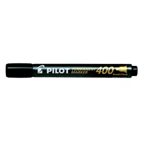   Alkoholos marker, 1,5-4 mm, vágott, PILOT "Permanent Marker 400", fekete