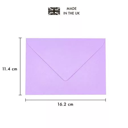 Boríték, C6, enyvezett, PUKKA PAD "Pastel", vegyes színek