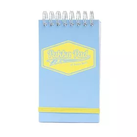   Jegyzetfüzet, spirálozott, A7, vonalas, 50 lap, PUKKA PAD "Pastel", vegyes színek