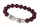 Karkötő, bíborlila-fehér SWAROVSKI® gyöngyből, fehér rondella kristállyal, 10mm, ART CRYSTELLA® M