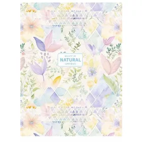   Füzet, tűzött, A5, kockás, 48 lap, SHKOLYARYK "Natural", vegyes