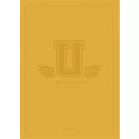   Füzet, tűzött, A5, kockás, 60 lap, SHKOLYARYK "University International", vegyes