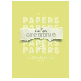   Füzet, tűzött, A4, vonalas, 80 lap, SHKOLYARYK "Notes Creative", vegyes