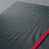 Jegyzetfüzet, exkluzív, A5, vonalas, 97 lap, keményfedeles, SIGEL "Conceptum Red Edition", fekete-piros